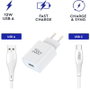 Myway mywepak0002 Cargador de pared USB Tipo C 15W con Cable